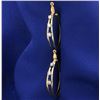 Image 2 : Diamond Drop Hoop Stud Earring Enhancers