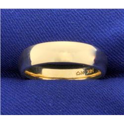 5mm 14k Yellow Gold Wedding Band Ring