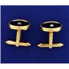 Image 2 : Onyx and Diamond Cufflinks