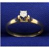 Image 1 : Solitaire Diamond Engagement Ring