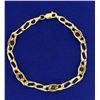 Image 3 : Multi Colored Gemstone Bracelet in 14k Gold