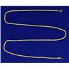 Image 1 : 20 1/2 Inch Rope Style Neck Chain