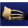 Image 2 : Conch Seashell 14k Gold Ring