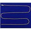 Image 1 : 25 Inch Rope Style Neck Chain in 14k Gold