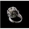 Image 3 : 3.65 ctw Diamond Ring - 18KT White Gold