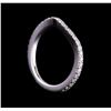 Image 4 : 0.15 ctw Diamond Ring - 14KT White Gold