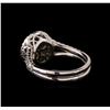 Image 3 : 14KT White Gold 1.15 ctw Diamond Ring