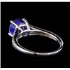 Image 3 : 2.41 ctw Tanzanite and Diamond Ring - 14KT White Gold