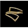 Image 2 : 0.24 ctw Diamond Ring - 14KT Yellow Gold