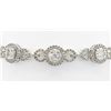Image 4 : 4.00 ctw Diamond Bracelet - 14KT White Gold