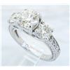 Image 6 : GIA Cert 2.76 ctw Diamond Ring - 14KT White Gold