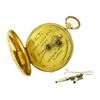 Image 3 : Fusee Open-Face Pocket Watch - 14KT Yellow Gold