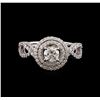 Image 2 : 1.16 ctw Diamond Ring - 14KT White Gold