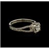 Image 1 : 0.87 ctw Diamond Ring - 14KT White Gold