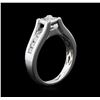 Image 3 : 0.70 ctw Diamond Ring - 14KT White Gold