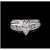 Image 1 : 2.37 ctw Diamond Ring - 18KT White Gold