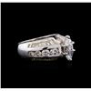 Image 2 : 2.37 ctw Diamond Ring - 18KT White Gold