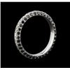 Image 2 : 1.31 ctw Black and White Diamond Ring- 14KT White Gold