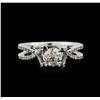 Image 1 : 0.82 ctw Diamond Ring - 14KT White Gold