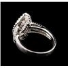 Image 3 : 14KT White Gold 1.21 ctw Diamond Ring