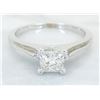 Image 7 : .84 ctw Certified Diamond Ring - 14KT White Gold