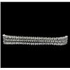 Image 1 : 4.83 ctw Diamond Bracelet - 14KT White Gold