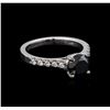 Image 1 : 1.92 ctw Black Diamond Ring - 14KT White Gold