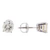 Image 2 : 1.42 ctw Diamond Stud Earrings - 14KT White Gold