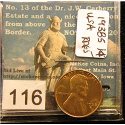 1938 S Lincoln Cent RD-65