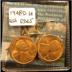 (4) 1948 D Lincoln Cent MS-65