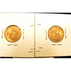 (2) 1954 S Lincoln Cent RD-65