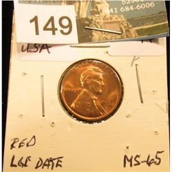 1960 Large Date Lincoln Cent RD-65