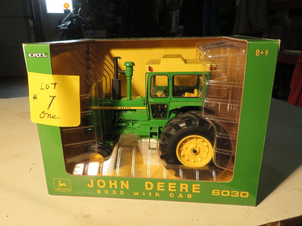 John Deere 6030, cab, plow city Toy Show 2004