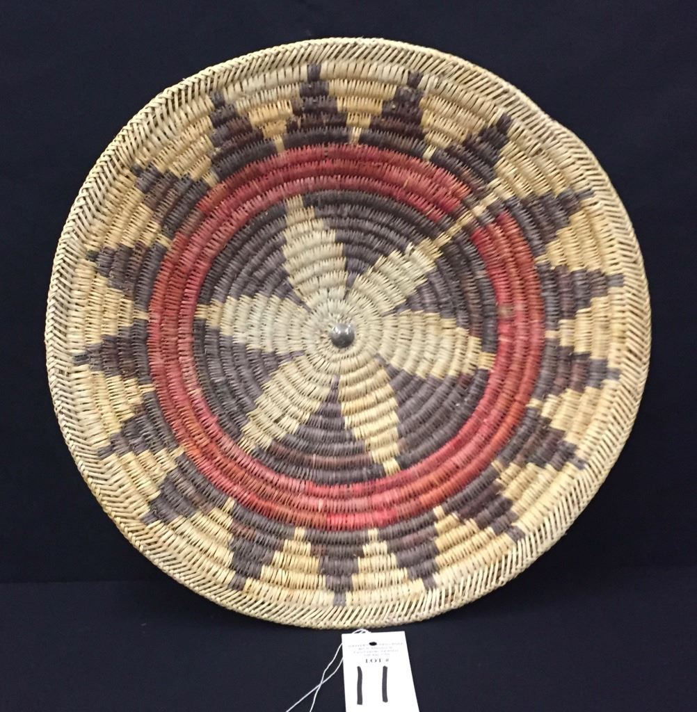 Traditional Navajo Ceremonial Used Basket