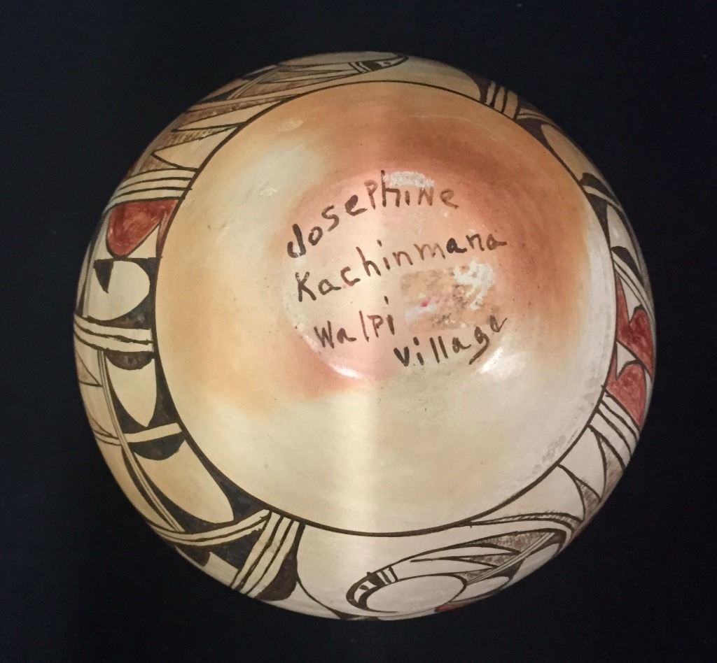 Vintage Hopi Pottery Jar Signed