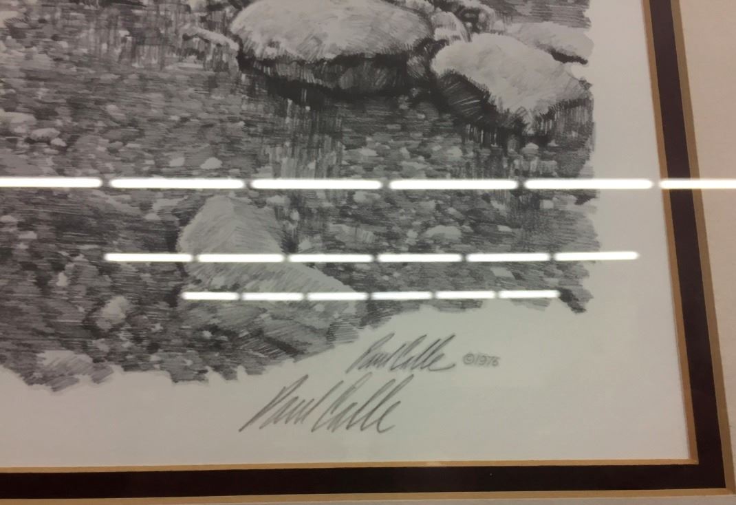 Large Artist Proof Print Signed