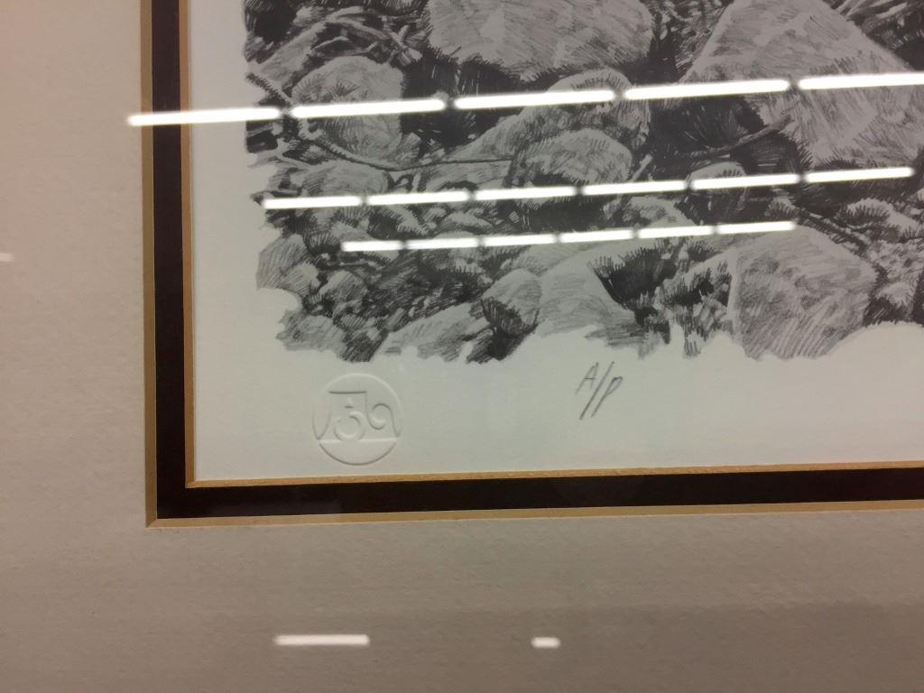 Large Artist Proof Print Signed