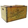Image 1 : Des Moines Brewing Co. wooden beer case (2 doz. btls.) w/hinged lid, excellent condition, 25"W x 14"