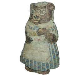 Kellogg's "Mama Bear" cloth advertising doll, V.G. cond., 12”H.