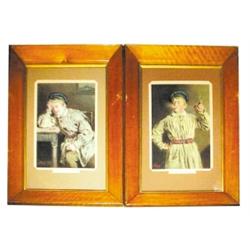 Pears soap framed lithos on paper, (2) each 18"W x 25"H.