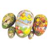 Image 1 : Lot of 5 lithographed cardboard West German Easter eggs, 3" to 10"L.
