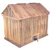 Image 1 : Large handmade bird cage, unusual dowel construction, 30"W x 27"H.