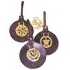 Image 1 : Lot of 4:  3 round horse straps w/round medallions & 1 horse medallion, 6"Dia.