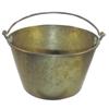 Image 1 : Brass apple butter kettle w/handle, nice condition, 13 1/2"Dia.