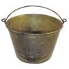 Image 1 : Brass apple butter kettle w/handle, made in Waterbury, CT., 13"Dia.