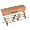 Image 1 : Children's Buster Brown Shoes Parlor Croquet Set, #890, 4 mallets, 6 balls & 2 wickets, 22"W.