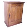 Image 1 : One door hanging pine cupboard, mortised construction, 21"W x 26"H.