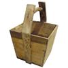 Image 1 : Dovetailed half feed bucket, unusual shape, 24" H.