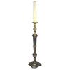Image 1 : Very large brass candle stand, heavy & good quality, 28"H.