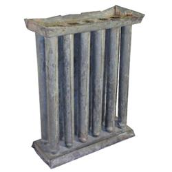 Tin 12 candle mold, 10"H.